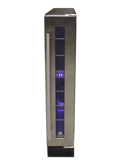 Vinotemp Residential Vinotemp Private Reserve 7 Bottle Single Zone Compact Wine Fridge Black EL-7TSST