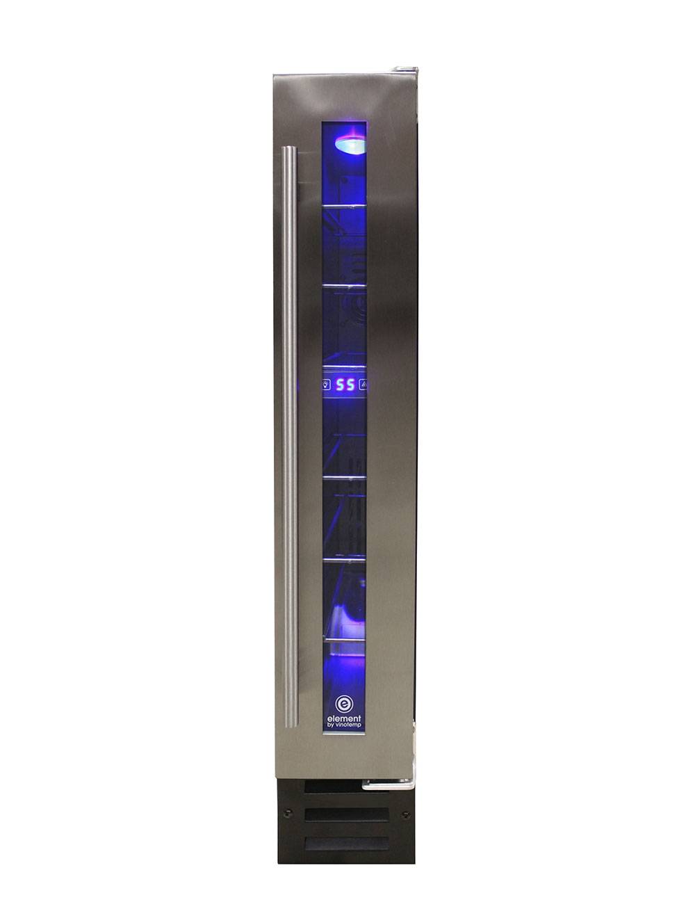 Vinotemp Residential Vinotemp Private Reserve 7 Bottle Single Zone Compact Wine Fridge Black EL-7TSST