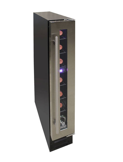 Vinotemp Residential Vinotemp Private Reserve 7 Bottle Single Zone Compact Wine Fridge Black EL-7TSST