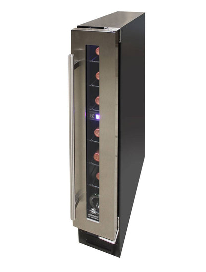 Vinotemp Residential Vinotemp Private Reserve 7 Bottle Single Zone Compact Wine Fridge Black EL-7TSST