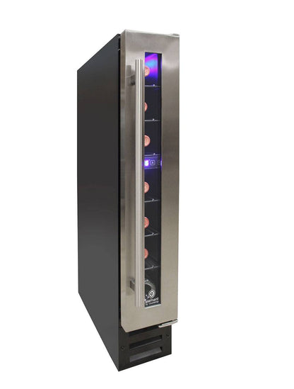 Vinotemp Residential Vinotemp Private Reserve 7 Bottle Single Zone Compact Wine Fridge Black EL-7TSST