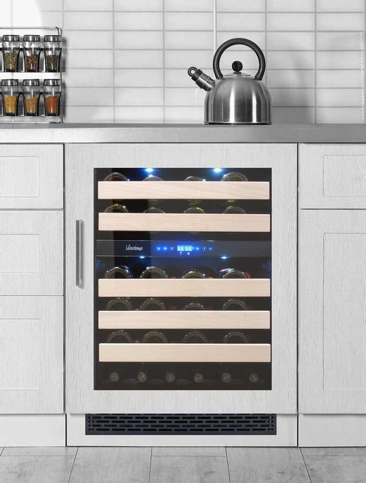 Vinotemp Residential Vinotemp Private Reserve 46 Bottle Dual Zone 24" Panel Ready Wine Fridge VT-24PR46